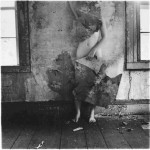Eating the darkness songwriting inspiration Francesca Woodman Wallpaper empty room abandoned building naked floorboards self-portrait