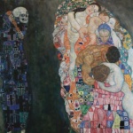 Funeral Blues Gustav Klimt Death and Life 1908 painting