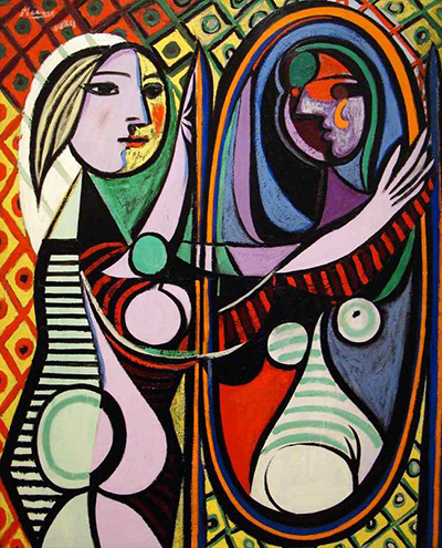 Pablo-Picasso-Girl-Before-A Mirror-1932-Aganju