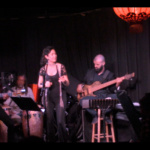 Frances Livings performing live with jazz band Ipanema Lounge at Genghis Cohen 2016-07-05