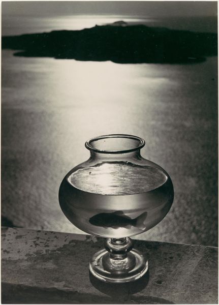 Herbert List Goldfish Bowl Santorini Greece ocean 1937 Gelatin silver print art photography