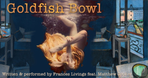 Goldfish bowl Matisse painting woman drowning in orange dress blue room chambre bleu goldfisch